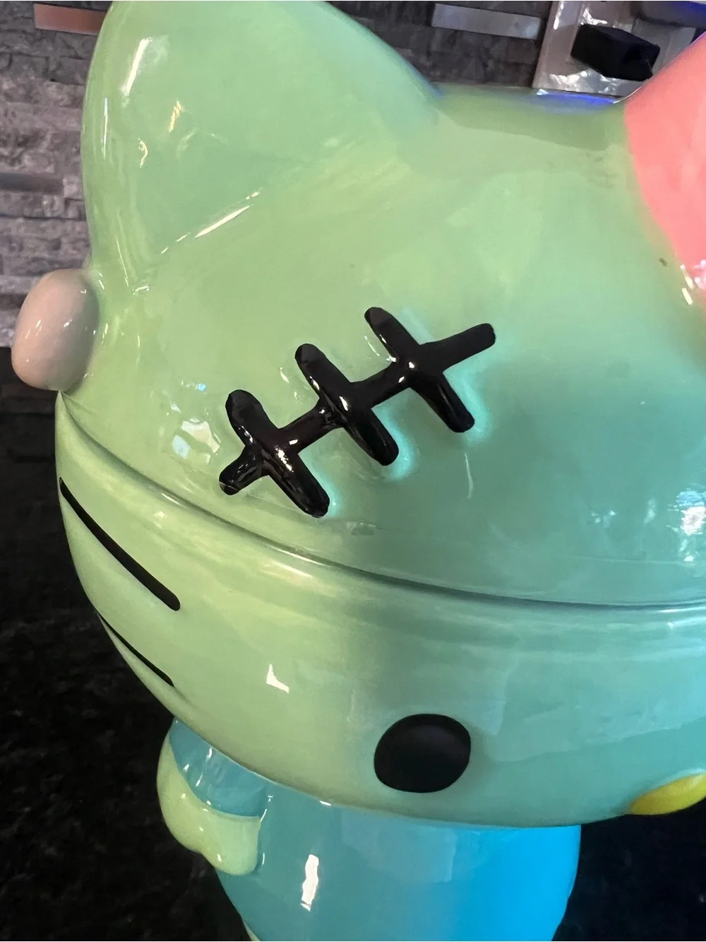 Hello Kitty Halloween Canister Frankenstein-SO CUTE!!!